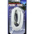 Coiled telephone cord (assorted colors)