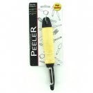 Vegetable peeler with wood handle
