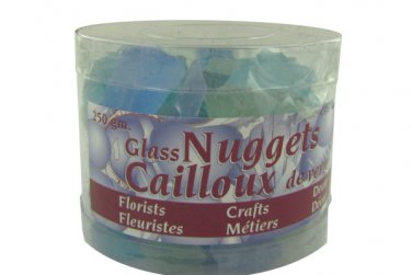 Glass ice nuggets, 250 grams