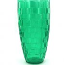 Plastic tumbler with weave pattern