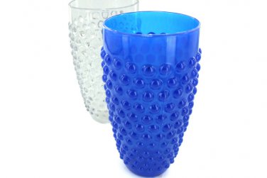 Tumbler cup with bubble dots