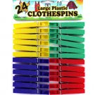 Plastic clothespins