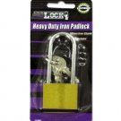 Long iron padlock with keys
