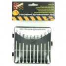 10 Piece precision screwdriver set