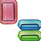 Assorted colors mesh rectangle basket