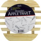 Wooden apple trivet