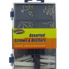 Divided box with assorted screws and anchors