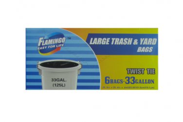 Large trash and yard bags, 33 gallon