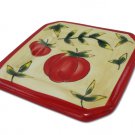 Tomato Ceramic Square Oil Plate