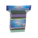 Scouring sponges, pack of 5, assorted colors