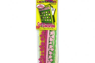 Adhesive garden theme foam trim