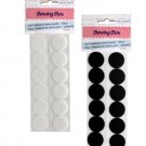 12 piece round self adhesive velcro pads