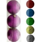 Large Christmas Glitter Ball Ornaments Set