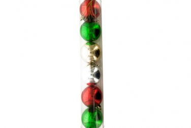 Christmas Glitter Ball Ornaments Set