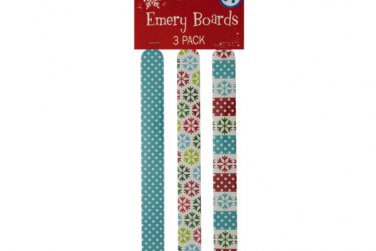 Holiday Print Emery Boards