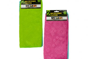 Multi-Purpose Floral Microfiber Cloths
