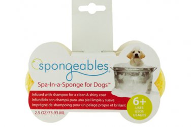 Shampoo-Infused Dog Wash Sponge