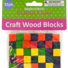 Colored Wooden Craft Blocks