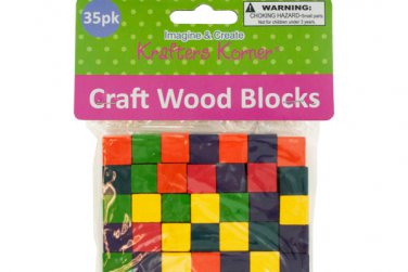 Colored Wooden Craft Blocks