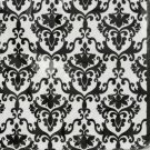 Black & White Damask Beverage Napkins