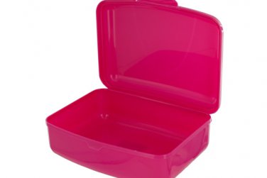 Plastic Lunch Box with Snap Lid - 2 pack