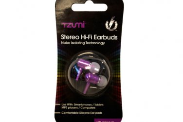 Purple Stereo Hi-Fi Earbuds