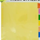 Index Dividers with Multicolor Tabs