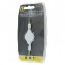 Retractable Male to Male Stereo Audio Cable