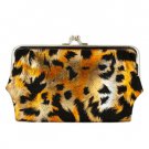 Leopard Print Clutch Purse