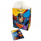 Large Superman Gift Bag with Card & Tissue