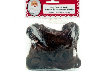 Brown craft doll wig