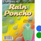 Children's Hooded Rain Poncho