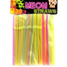 Neon Party Bending Straws
