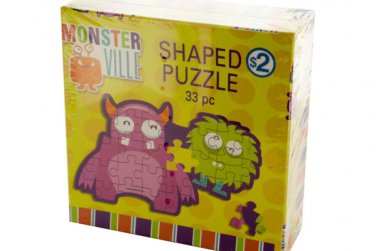 Monsterville Shaped Puzzle