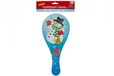 Jumbo Snowman Paddleball Game