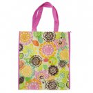 Pink & Yellow Floral Tote Bag