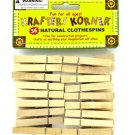 Natural Wood Craft Clothespins