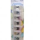 Large Spanish Language 7-Day Pill Box