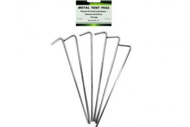Metal Tent Pegs Set