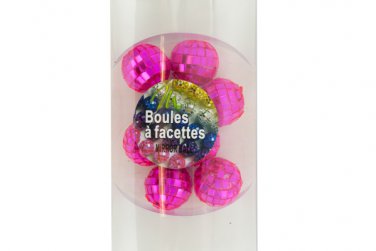 Mini Pink Mirror Balls