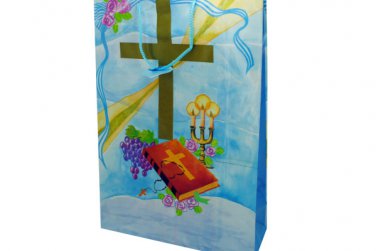 Extra Large Blue Communion Gift Bag
