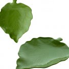 melamine dish leaf design