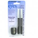 Set of two eyeliner/brow pencils and sharpener