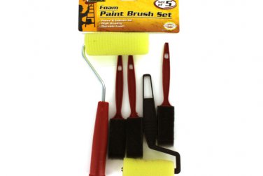 Foam paint brush set