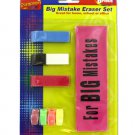 Big mistake eraser set