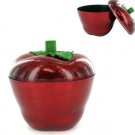 Plastic apple trinket box