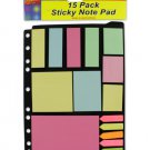 Sticky note pad assortment