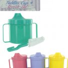 Toddler cup with brush