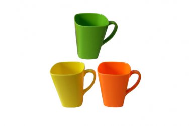 Melamine mug, assorted colors