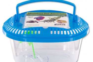 Miniature Pet Aquarium with Handle